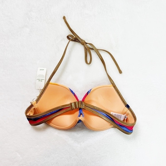 NWT Aerie Striped Push Up Underwire Bikini Swim Top 34B - Picture 4 of 5